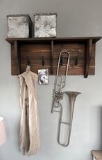 Oude ventieltrombone van C. Mahillon uit Brussel., Ophalen of Verzenden