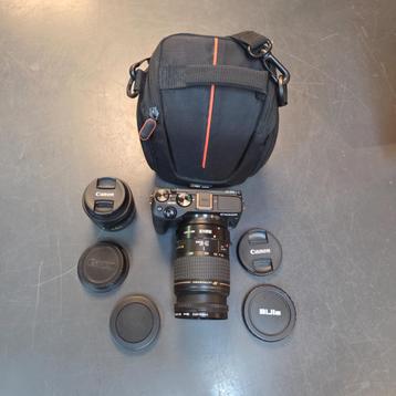 Canon EOS M3 + EF-M 15-45mm f/3.5-6.3 - Compleet met oplader beschikbaar voor biedingen