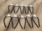 Partij 10 stuks magnetische parel kettingen zwart pK1, Sieraden, Tassen en Uiterlijk, Kettingen, Ophalen of Verzenden, Nieuw, Zwart