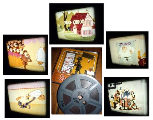 8mm film SadCat - Judo - mooie kleur - geluid 60mtr -, Audio, Tv en Foto, Filmrollen, 16mm film, Verzenden