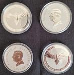 4x 1 oz Australian Wedge-Tailed Eagle Zilver Munten 2024, Ophalen of Verzenden, Zilver