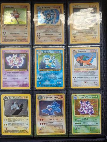 WOTC Verzameling Pokemon Kaarten / base set , first Edition  beschikbaar voor biedingen