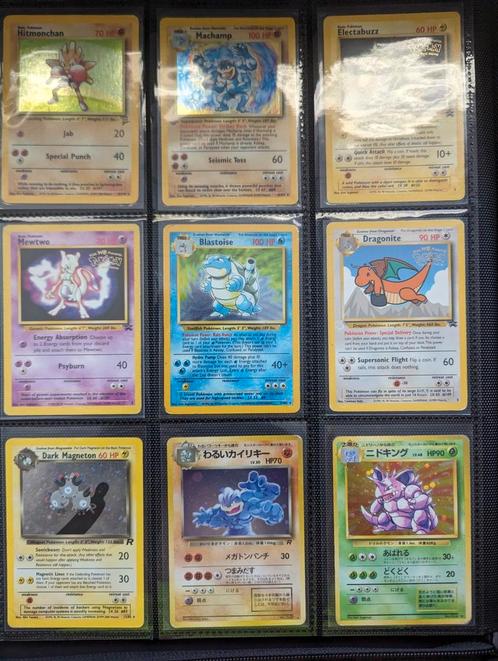 WOTC Verzameling Pokemon Kaarten / base set , first Edition, Hobby en Vrije tijd, Verzamelkaartspellen | Pokémon, Zo goed als nieuw