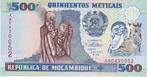 REPUBLICA DE MOCAMBIQUE  500 METICAIS   1991 PRACHTIG / UNC, Ophalen of Verzenden, Overige landen