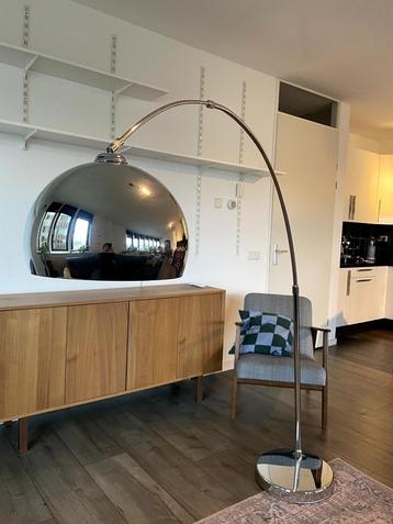 Vintage Booglamp Chroom | Voor opknapproject beschikbaar voor biedingen