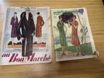 2 antieke Franse catalogussen Bon Marché Vintage Fashion, Boeken, Ophalen of Verzenden, Gelezen, Catalogus