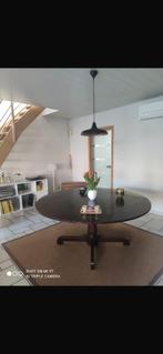 Volledig eikenhouten tafel (verstelbaar tafelblad), Huis en Inrichting, Tafels | Eettafels, Ophalen, Landelijk klassiek, Eikenhout