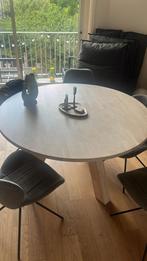Ronde Karwei Eettafel, Huis en Inrichting, Tafels | Eettafels, Ophalen, Gebruikt, 100 tot 150 cm, Vier personen