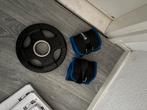 Losse gewichten en enkel/pols gewichten, Sport en Fitness, Ophalen, Zo goed als nieuw, Armen, Halterschijven