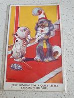 Oude kaart,  Bonzo gaat avondje uit., Verzamelen, Ansichtkaarten | Themakaarten, Ophalen of Verzenden, Voor 1920