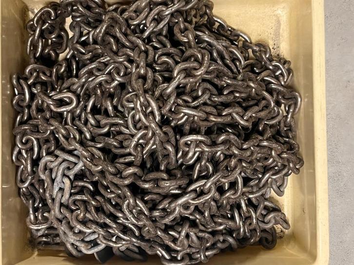 32 meter 8 mm ankerketting waarvan 19 meter rvs, Watersport en Boten, Accessoires en Onderhoud, Gebruikt, Lijn of Blok, Ophalen