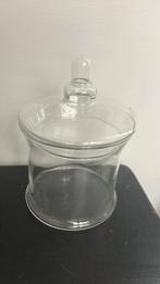 Glazen snoeppot, Ophalen, Overige kleuren, Aardewerk of Porselein, Zo goed als nieuw