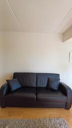 Leren bank 180 x 84 x 22,5, Huis en Inrichting, Banken | Bankstellen, Ophalen of Verzenden, Gebruikt, 75 tot 100 cm, Tweepersoons