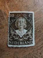 Nederland 10c Postzegel - Gestempeld, Ophalen of Verzenden, Na 1940, Gestempeld