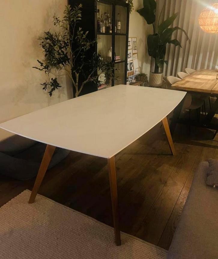 Eettafel knibbeler, Huis en Inrichting, Tafels | Eettafels, Zo goed als nieuw, 50 tot 100 cm, Rechthoekig, Ophalen of Verzenden