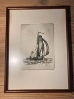 Litho Zeilboot Bart Reindersma 1981 nr. 61/100, Antiek en Kunst, Kunst | Etsen en Gravures, Ophalen of Verzenden