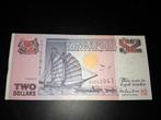 ### Singapore 2 dollar 1990 paars ###, Ophalen of Verzenden, Midden-Oosten