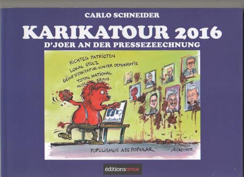 Stripboek Karikatour 2016, Boeken, Stripboeken, Zo goed als nieuw, Eén stripboek, Ophalen of Verzenden