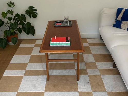 Mid century salontafel / coffee table, Huis en Inrichting, Tafels | Salontafels, Gebruikt, Minder dan 50 cm, 50 tot 100 cm, 100 tot 150 cm