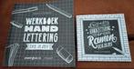 Handlettering werkboek incl raamboekje, Boeken, Ophalen of Verzenden, Zo goed als nieuw