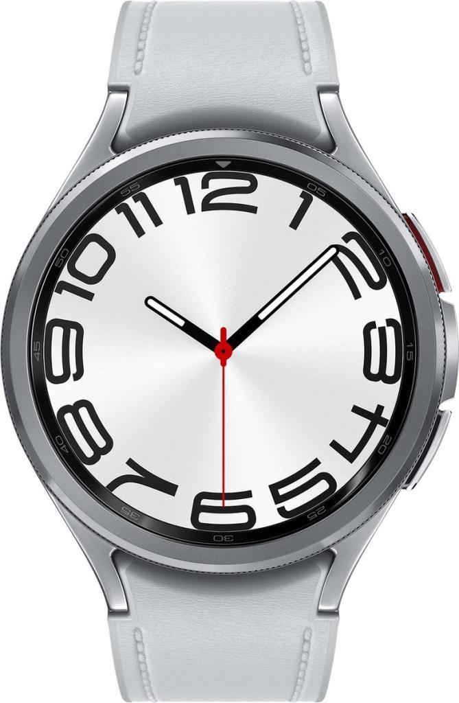 Samsung Galaxy Watch6 Classic - Smartwatch 47mm - Zilver, Sieraden, Tassen en Uiterlijk, Smartwatches, Nieuw, Android, Zilver