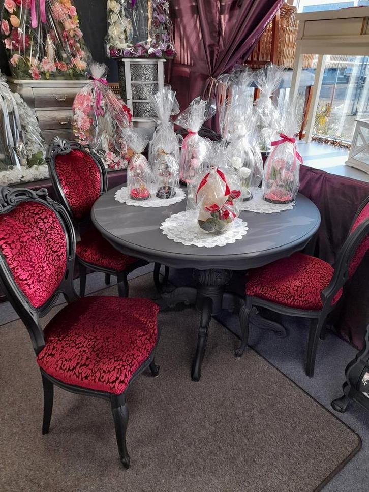 Barok eethoek compleet of los te koop, Antiek en Kunst, Antiek | Meubels | Stoelen en Banken, Ophalen