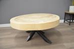 Suar salontafel 100 cm met spinpoot- BT883, Metaal, Vierkant, Nieuw, Minder dan 50 cm