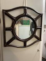 Vintage Rotan spiegel, Huis en Inrichting, Ophalen, Gebruikt, 75 tot 100 cm, Minder dan 100 cm