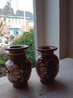 Oude beschilderde kleine vaasjes ~ mini vaasje beschilderd, Antiek en Kunst, Antiek | Keramiek en Aardewerk, Ophalen of Verzenden