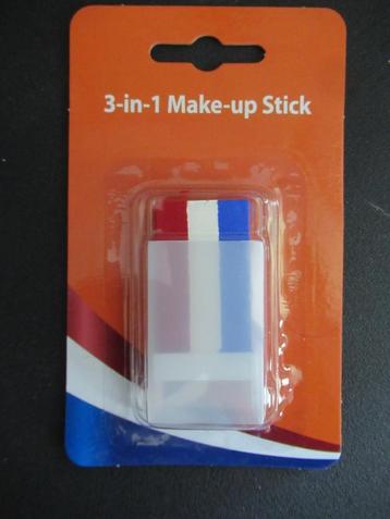 SCHMINKSTIFT 3 in 1 (rood/wit/blauw) / schminck stift vlag beschikbaar voor biedingen