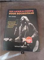 100 Licks & chops voor rockgitaar Phil capone, Gelezen, Ophalen of Verzenden