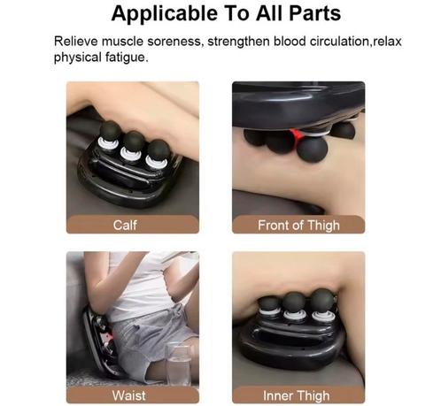 6 koppige fascia massager, oplaadbar, ( usb kabel, zie foto', Sport en Fitness, Massageproducten, Zo goed als nieuw, Overige typen