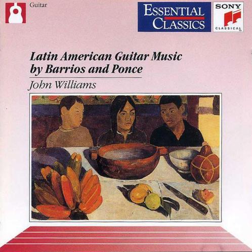 LATIN AMERICAN GUITAR MUSIC Barrios & Ponce CD JOHN WILLIAMS, Cd's en Dvd's, Cd's | Klassiek, Gebruikt, Kamermuziek, Ophalen of Verzenden