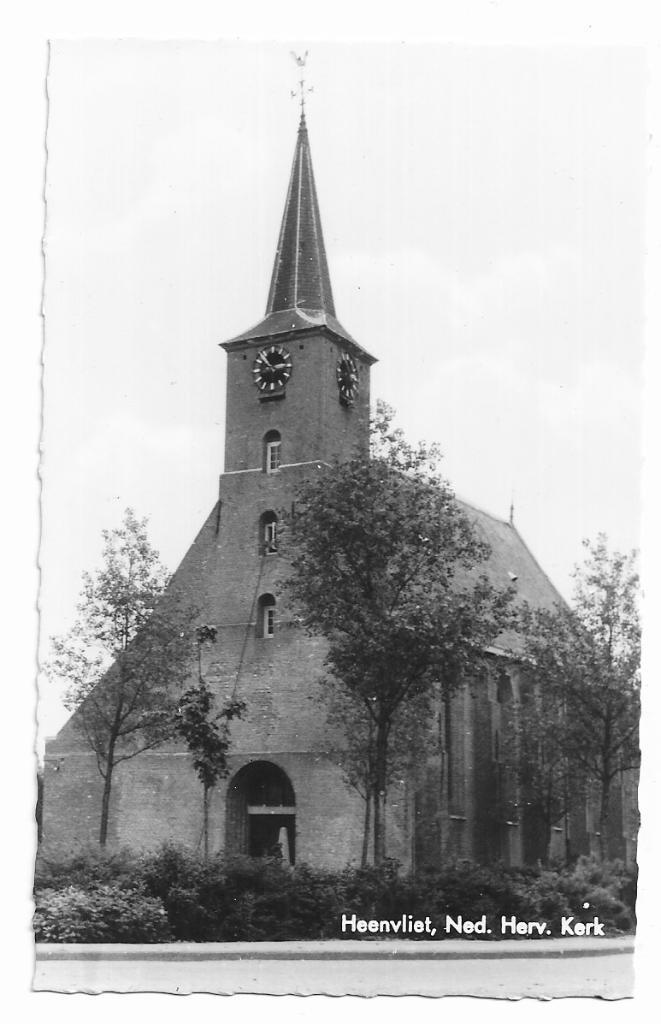 Heenvliet, Ned. Herv. Kerk, Verzamelen, Ansichtkaarten | Nederland, Ongelopen, Zuid-Holland, 1960 tot 1980, Verzenden