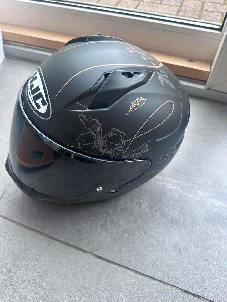 HJC Dames motorhelm + extra vizier en communicatie set, Motoren, Kleding | Motorhelmen, Dames, Integraalhelm, XXS, HJC, Nieuw zonder kaartje