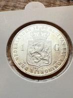1 gulden 1898 Wilhelmina, 1 gulden, Zilver, Ophalen of Verzenden, Koningin Wilhelmina