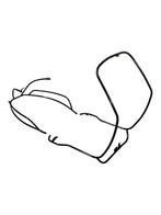 Vespa Sprint voor- en achtervalbeugel! set glans zwart!, Ophalen of Verzenden