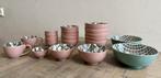 Nieuwe serviesset - 22 delig -  Botanisch patroon, Huis en Inrichting, Keuken | Servies, Ophalen, Keramiek, Nieuw, Kom(men)
