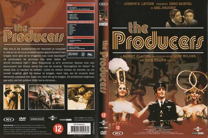 The Producers 1968 DVD met Zero Mostel, Gene Wilder, Cd's en Dvd's, Dvd's | Klassiekers, Zo goed als nieuw, Actie en Avontuur