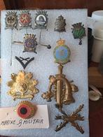 Oude speldjes van Marine en Leger., Ophalen of Verzenden, Gebruikt