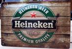 Metalen Reclamebord Heineken Premium in reliëf-(30x20cm)., Verzamelen, Merken en Reclamevoorwerpen, Nieuw, Reclamebord, Verzenden