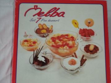 VINTAGE 7 DELIG DESSERTSET  beschikbaar voor biedingen