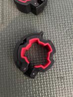 4 Klemmen voor halter of dumbels, Sport en Fitness, Fitnessmaterialen, Ophalen of Verzenden, Zo goed als nieuw