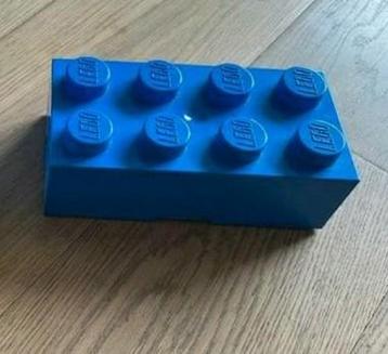 Blauwe lego bewaardoos broodtrommel  beschikbaar voor biedingen