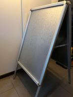 Reclamebord stoepbord aluminium ca 60 X 1.00, Gebruikt, Ophalen