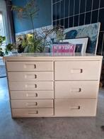 vintage Deens geschilderd ladekastje., Gebruikt, 3 of 4 laden, Minder dan 100 cm, 25 tot 50 cm