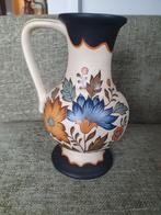 Flora Gouda plateel vaas, Antiek en Kunst, Ophalen of Verzenden