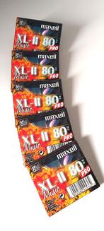 NEW > 5x MiniDiscs MAXELL XL-II PRO 80, Ophalen of Verzenden, Overige typen