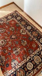 Vintage tapijt, 100% wol,  230 x 195 m, Huis en Inrichting, Stoffering | Tapijten en Kleden, Bruin, Gebruikt, Rechthoekig, Ophalen of Verzenden