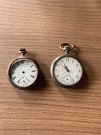 2 zilveren (800) herenhorloges, Antiek en Kunst, Antiek | Goud en Zilver, Verzenden, Zilver